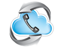 Phone incircled in a cloud